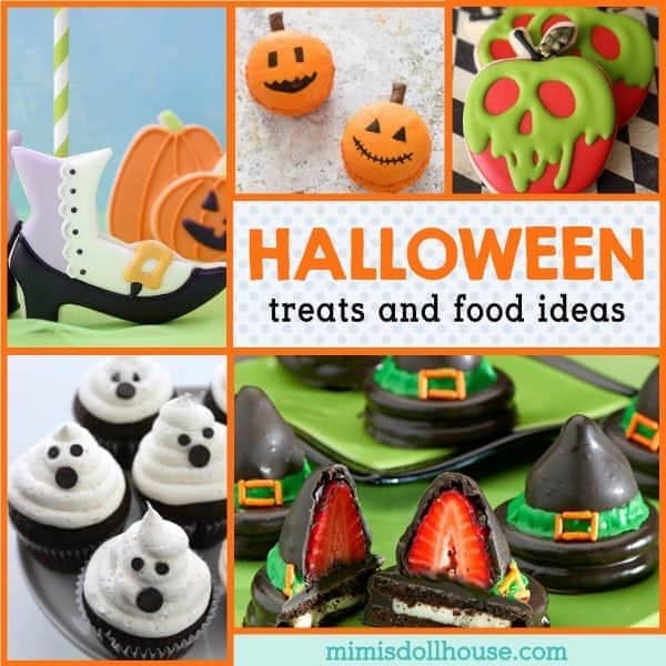 Halloween: Halloween Treats and Food Ideas. Halloween Treats are such a fun way to celebrate Halloween with your little ones.  Here is a list of some of the cutest Halloween Treats and Halloween food ideas around! #halloween #treats #desserts #baking #cookies #cake #holiday #party