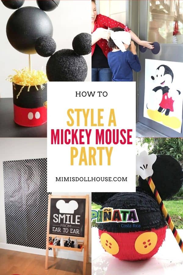 Mickey Mouse Decorations &amp; Free Printable Labels | Mimi's Dollhouse