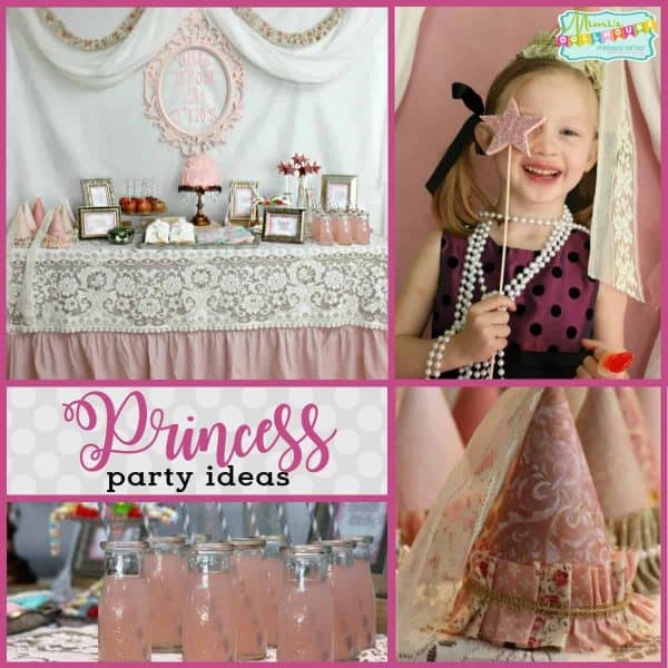 Vintage Princess Party: Tessa's Pretty Princess Party. Pretty floral and lace galore...celebrate your little princess with a beautiful princess party!  Today I'm sharing a sweet and feminine princess party with amazing princess party ideas!  Be sure to check out all of our princess party inspiration! #princess #party #partyideas #birthday #girl #parties #diy