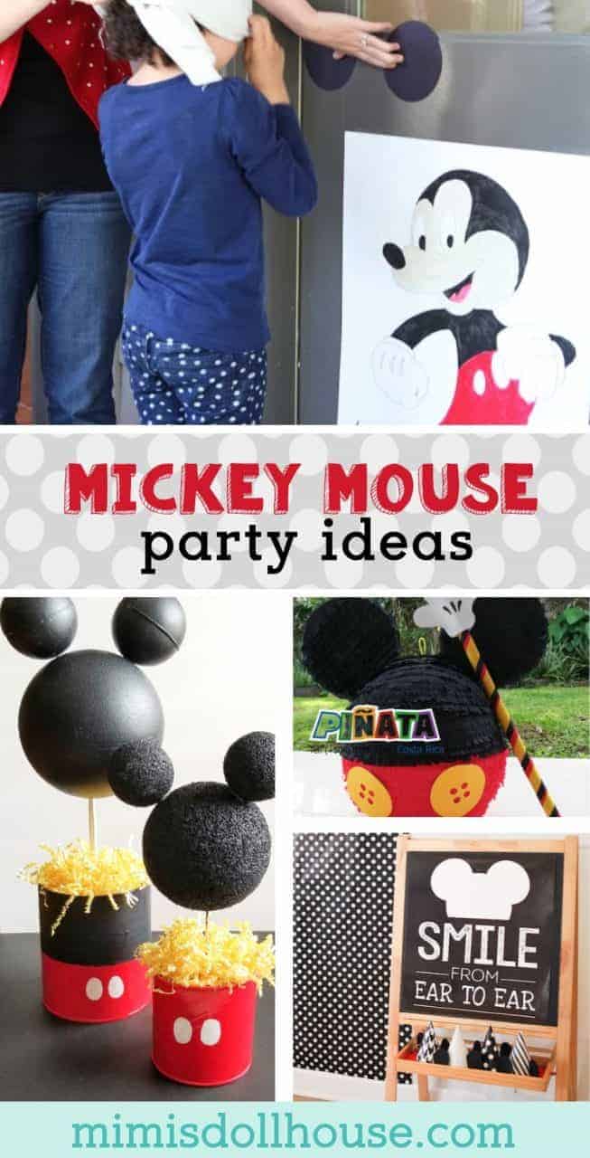 Mickey Mouse Birthday Party: Mickey Mouse Decorations & Ideas. Hot dog...if you are throwing a Mickey Mouse birthday party, we have the ears for you...or Mickey Mouse decorations & party ideas! Also we have some free Mickey Mouse labels!! #mickey #mickeymouse #disney #party #partyideas #parties #kids #birthday #two #one #firstbirthday
