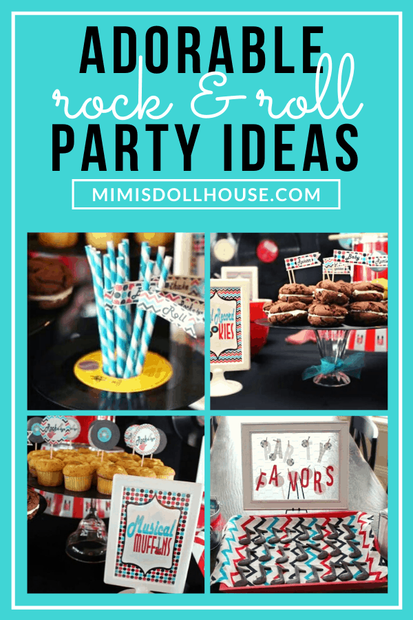 Rock n Roll Baby Shower Rockabye Baby