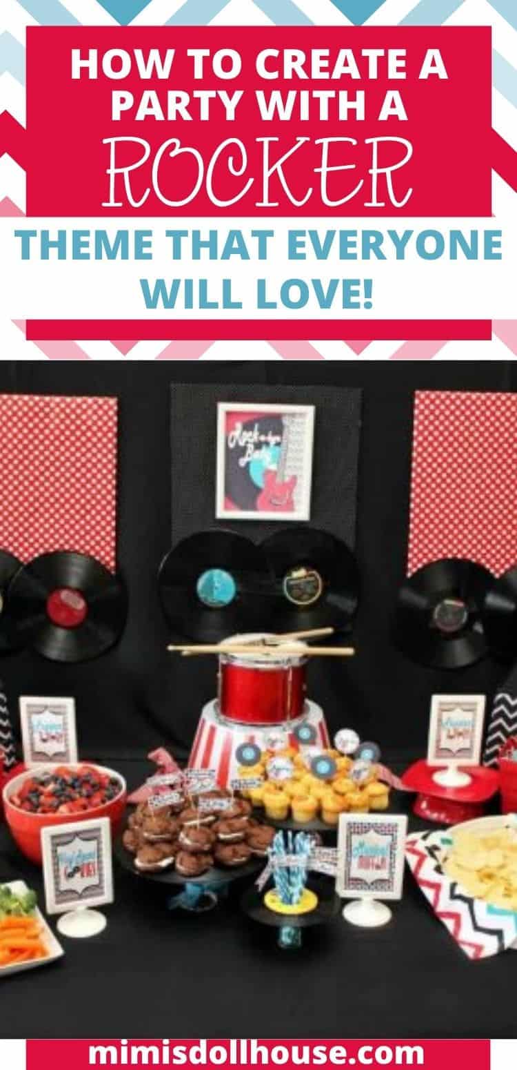 Rock n Roll Baby Shower: Rockabye Baby