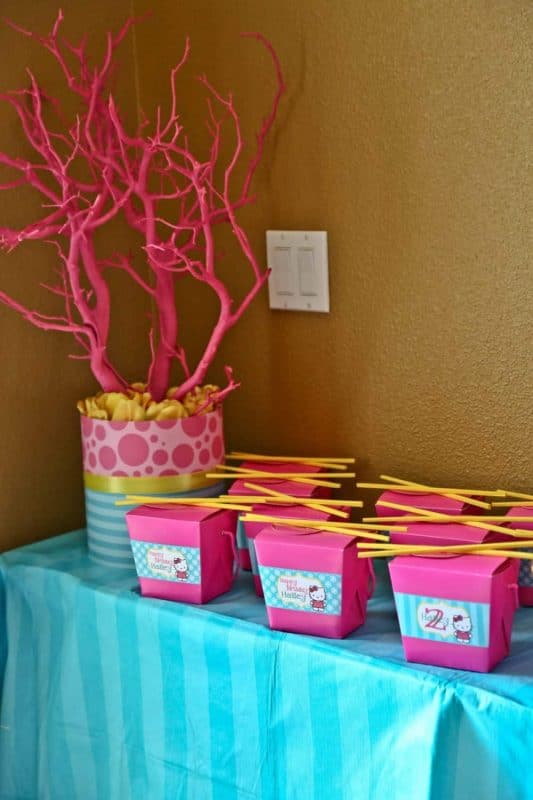 Looking for some fun Hello Kitty Party Ideas? This fun party has awesome Hello Kitty decorations and ideas for a Hello Kitty birthday! #hellokitty #party #parties #partyideas #diy #girls #kids #birthday