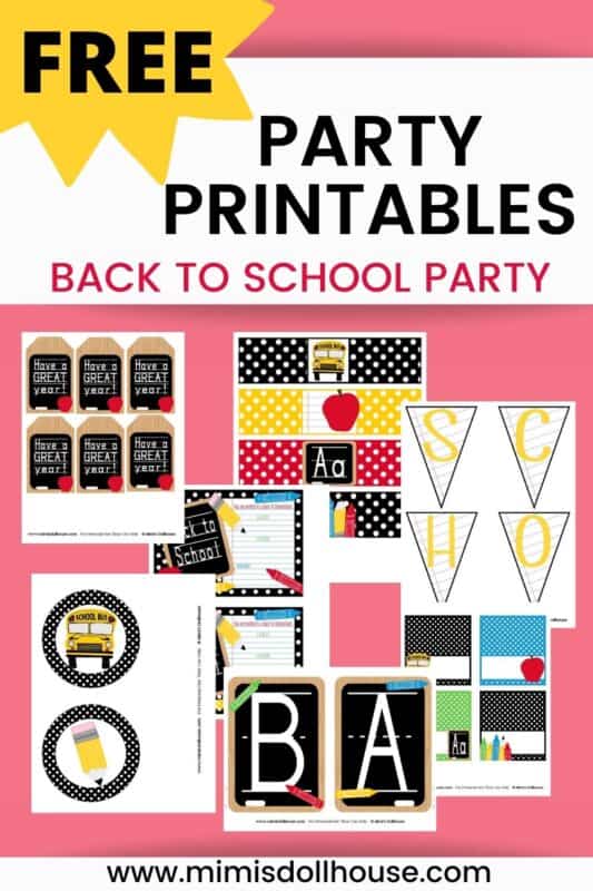 Back to School: Back to School Party - Mimi's Dollhouse