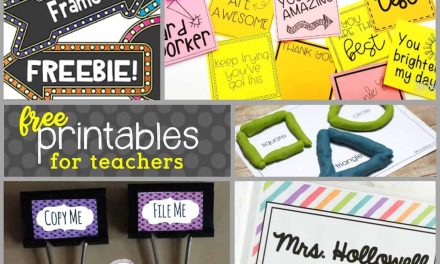 Back to School: FREE Printables for Teachers