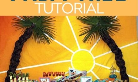 Easy DIY Palm Tree Tutorial for a Beach Party