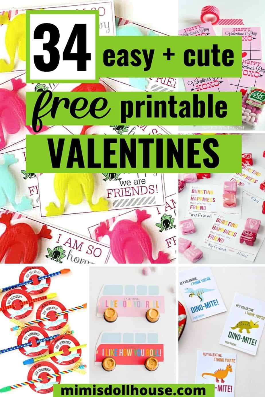 Clever FREE Printable Valentines - Mimi's Dollhouse