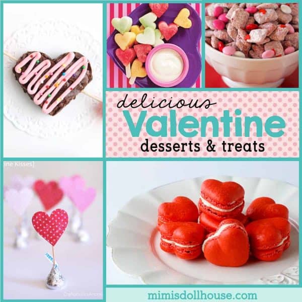 Valentine's Day: Valentine's Day Desserts and Food Ideas.  Let's create some adorable and delicious treats for Valentine's Day.  Nothing says "Happy Valentine's Day" like a delicious heart shaped treats and desserts!  Here are some amazing Valentine desserts and Valentine's Day treats! Be sure to check out our Valentines cookies. #baking #valentines #valentine #valentinesday #parties #partyideas #diy #kidparties #holiday