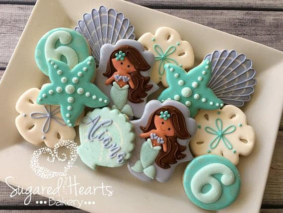 Mermaid Birthday Party: Mermaid Party Ideas.  Styling a beautiful under the sea birthday or gorgeous mermaid birthday party?  You need some easy and glorious mermaid party ideas and dessert inspiration!!