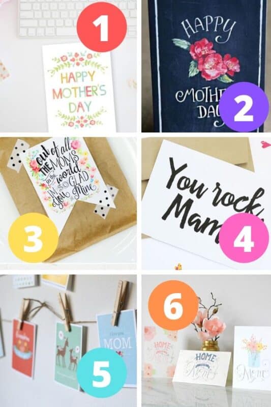 FREE Mother's Day Printables + Cards for Mom - Mimi's Dollhouse