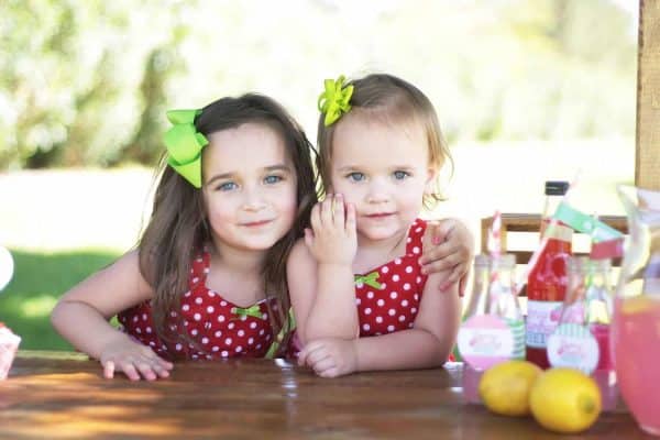 Strawberry Party: Strawberry Lemonade Stand Play Date-Mimi's Dollhouse