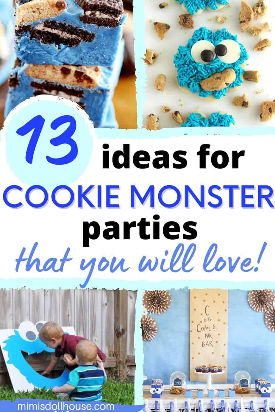 Fun Cookie Monster Party Ideas + FREE Printables - Mimi's Dollhouse