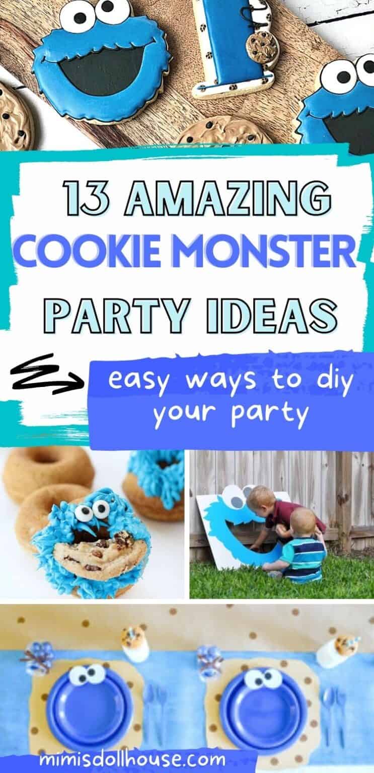 Fun Cookie Monster Party Ideas + FREE Printables - Mimi's Dollhouse