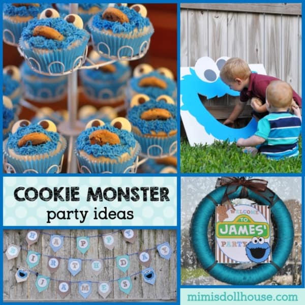 Fun Cookie Monster Party Ideas + FREE Printables - Mimi's Dollhouse