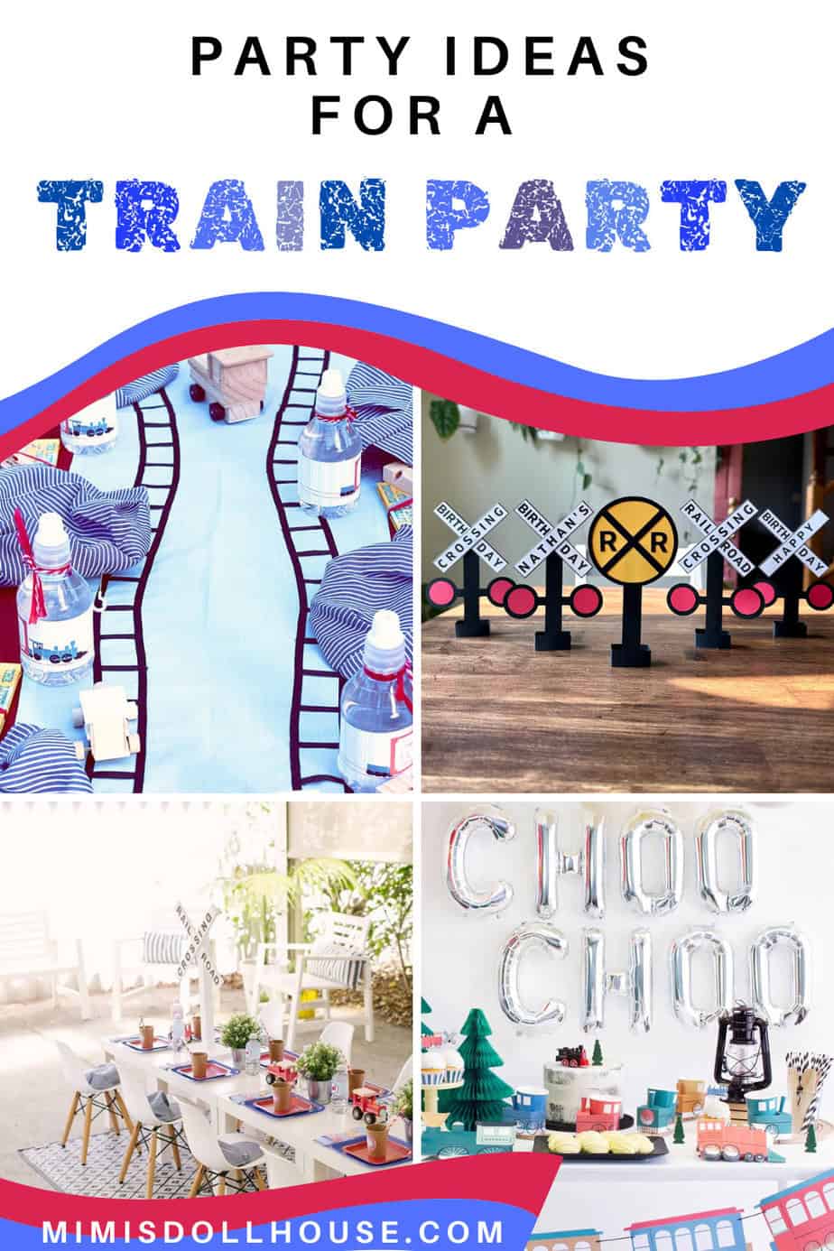 Steam Train Parties 19+ Fantastic Train Birthday Party Ideas - Mimi's Dollhouse