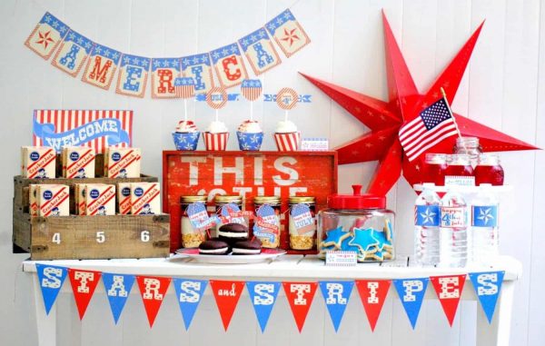 Looking for some fourth of July or memorial day inspiration? This vintage patriotic party has tons of July 4th ideas, food and more!