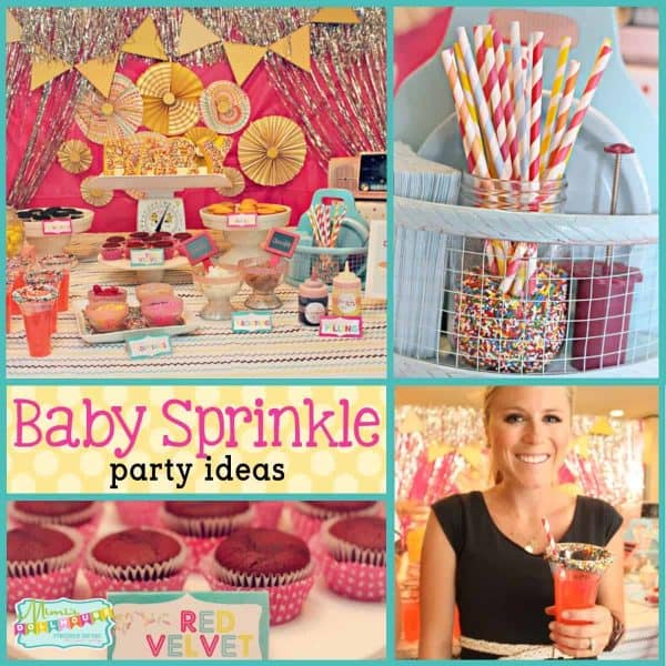 Celebrating a baby? Want to sprinkle a new mom (or celebrate a second baby)? This adorable bright colored baby sprinkle has a DIY cupcake bar nd fun ideas for a baby shower. This is perfect for a baby girl shower.