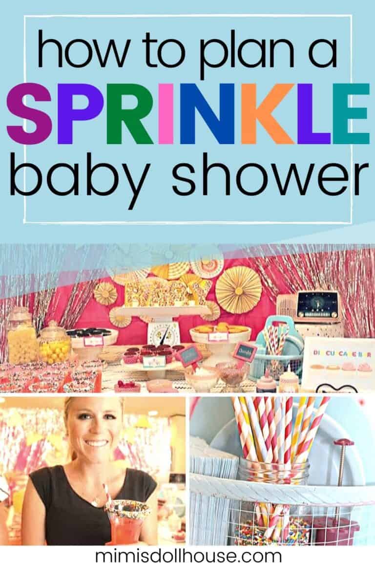 Ideas for a Baby Sprinkle Cupcake Bar - Mimi's Dollhouse