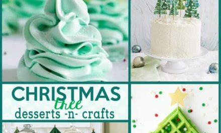 Christmas Tree Desserts + Christmas Tree Crafts