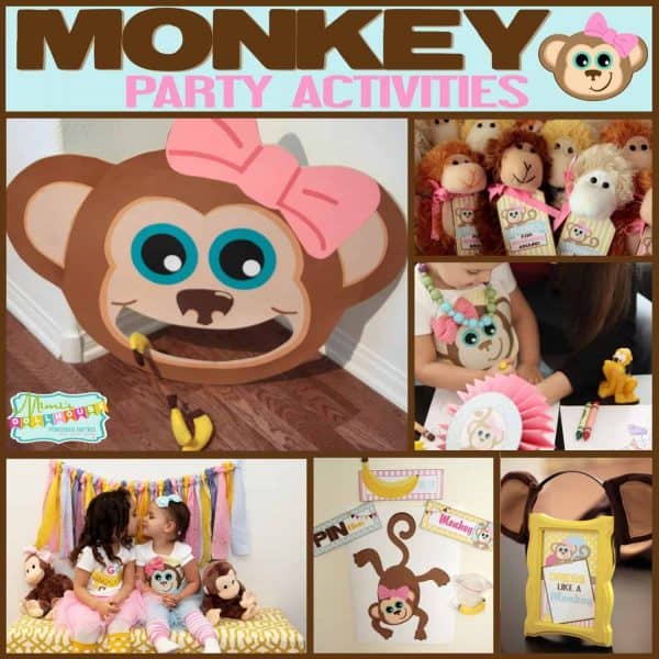 Monkey Party: Emma's Monkey Party-Activities-Mimi's Dollhouse