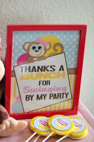 Monkey Party: Emma's Monkey Party-Activities-Mimi's Dollhouse