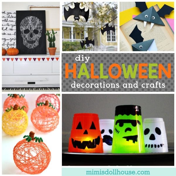 DIY Halloween Decor + Craft Ideas - Mimi's Dollhouse