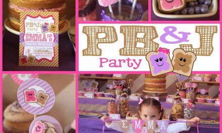 Peanut Butter & Jelly Party + PB&J Cake