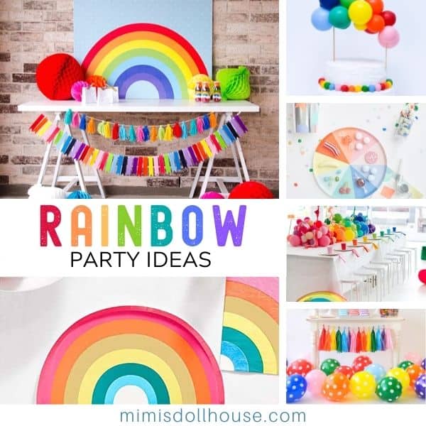 19 Colorful Rainbow Decorations + Party Ideas - Mimi's Dollhouse