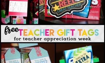 Teacher Appreciation Week Ideas + Free Printables