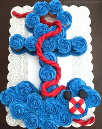 anchor cupcakes