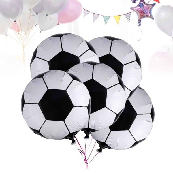 Football Soccer Black White Balloons Sport Party Decorations Kids Birthday  Gift