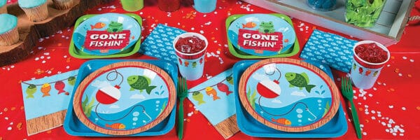 Fishing Party Cups - Fishing Birthday First Party Gone The Big One Bobber Decorations  Fish Bait Cups - Yahoo Shopping