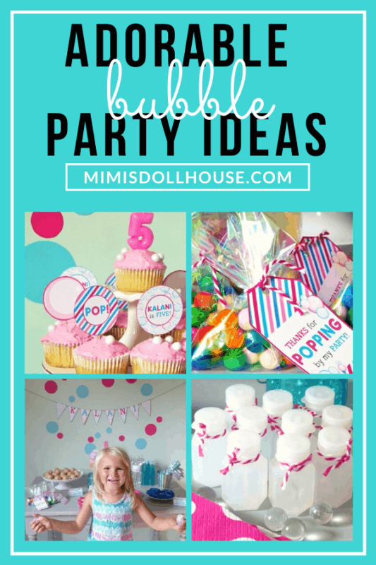 Bubbles Birthday Party: Bright and Bubbly Birthday - Mimi's Dollhouse