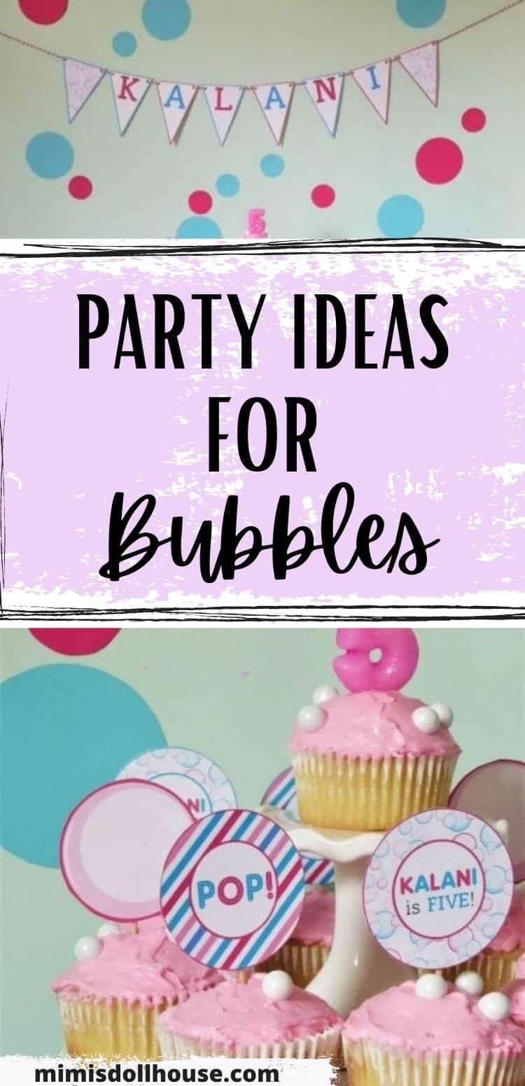 Bubbles Birthday Party Bright and Bubbly Birthday Mimi's Dollhouse