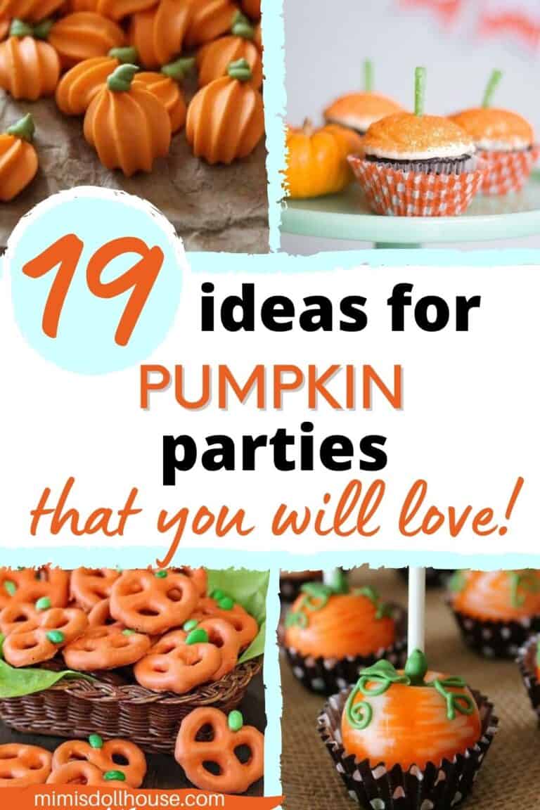 Pumpkin Desserts: Pumpkin Party Food Ideas - Mimi's Dollhouse