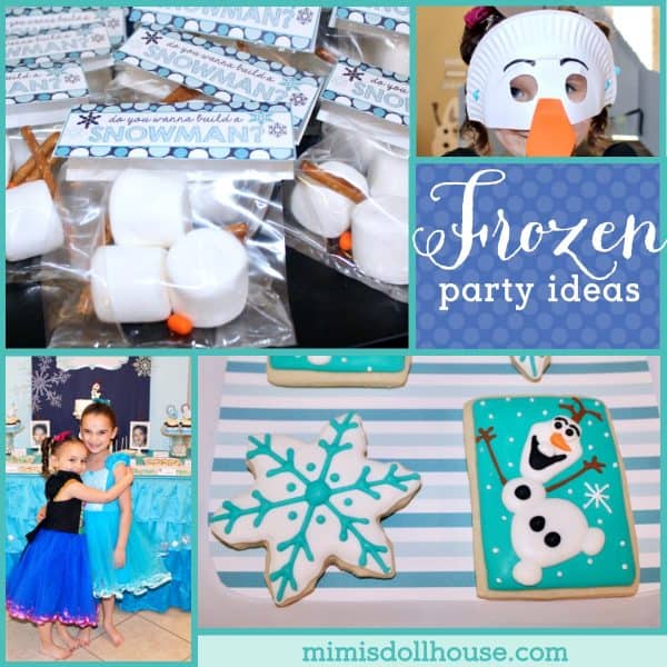 Winter party ideas - Easy DIY TABLE CENTERPIECE & decorations - Blue,  White, & Silver - FROZEN theme decor