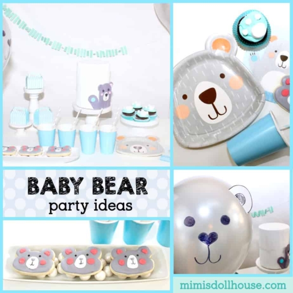 ideas for a bear themed baby shower