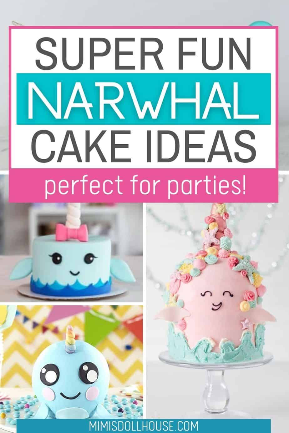 Delightful Narwhal Birthday Party Ideas - Mimi's Dollhouse