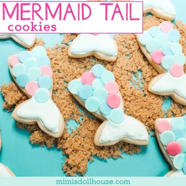simple mermaid cookies