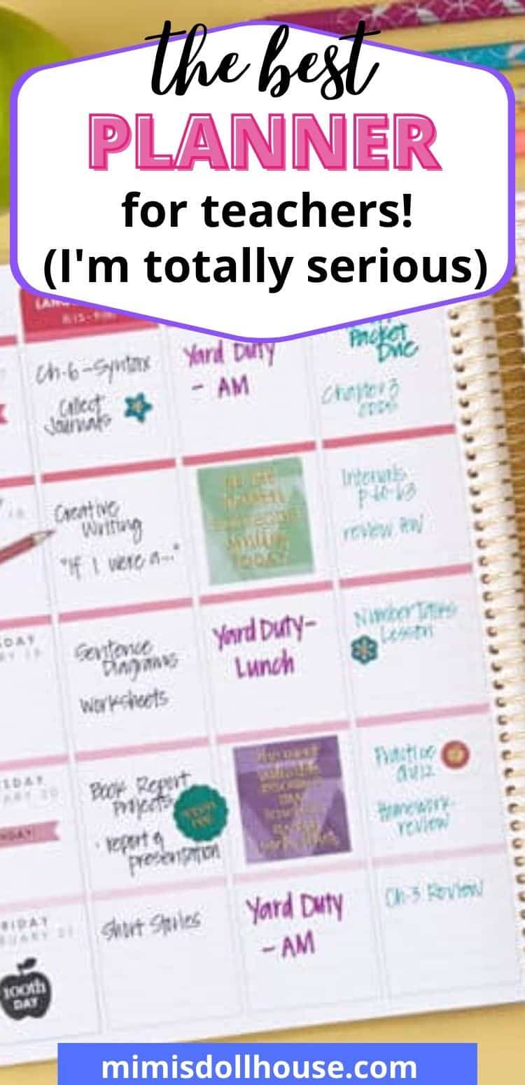 Beautiful functional erin condren teacher lesson planner mimi s