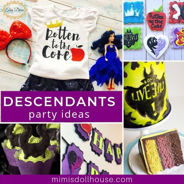 Descendants Happy Birthday Banner, Descendants Party Decor, Descendants  Party Supplies, Descendants Birthday Party, Uma Banner, Mal Banner 