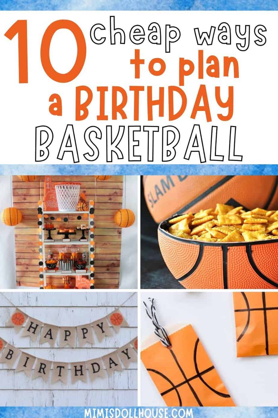 Basketball Party Ideas + March Madness Decorations - Mimi's Dollhouse