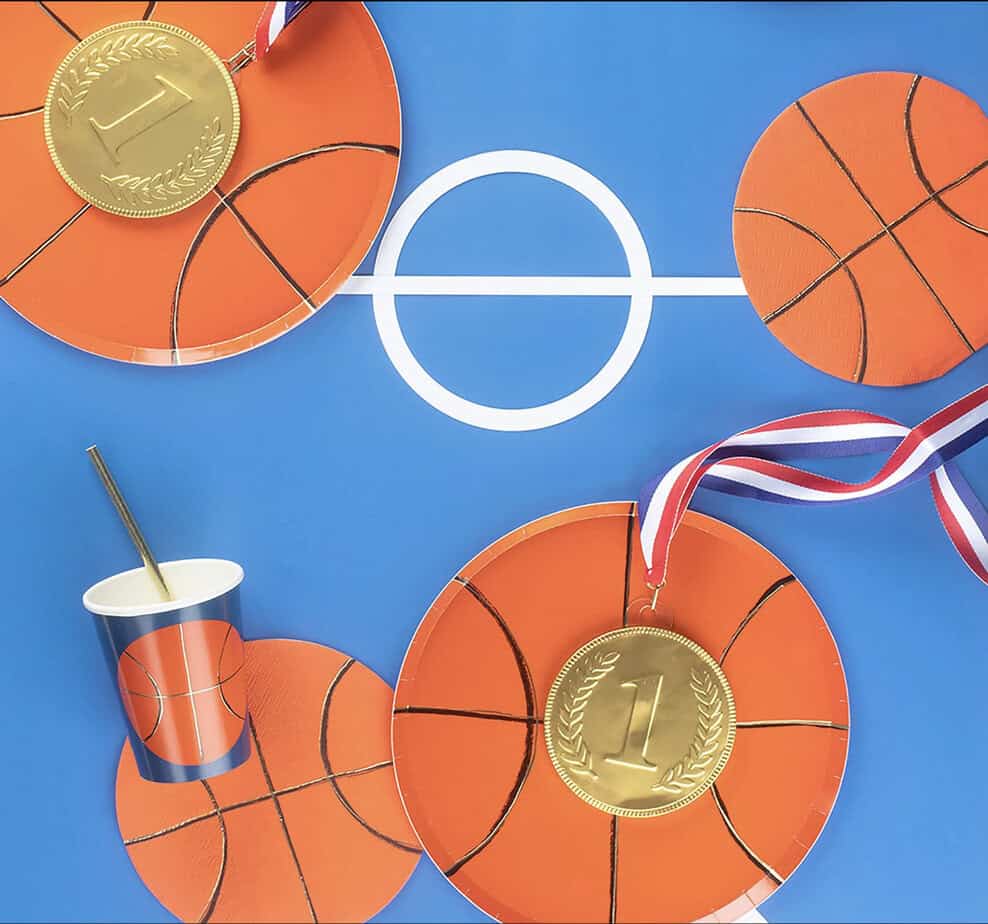 Basketball Party Ideas + March Madness Decorations - Mimi's Dollhouse