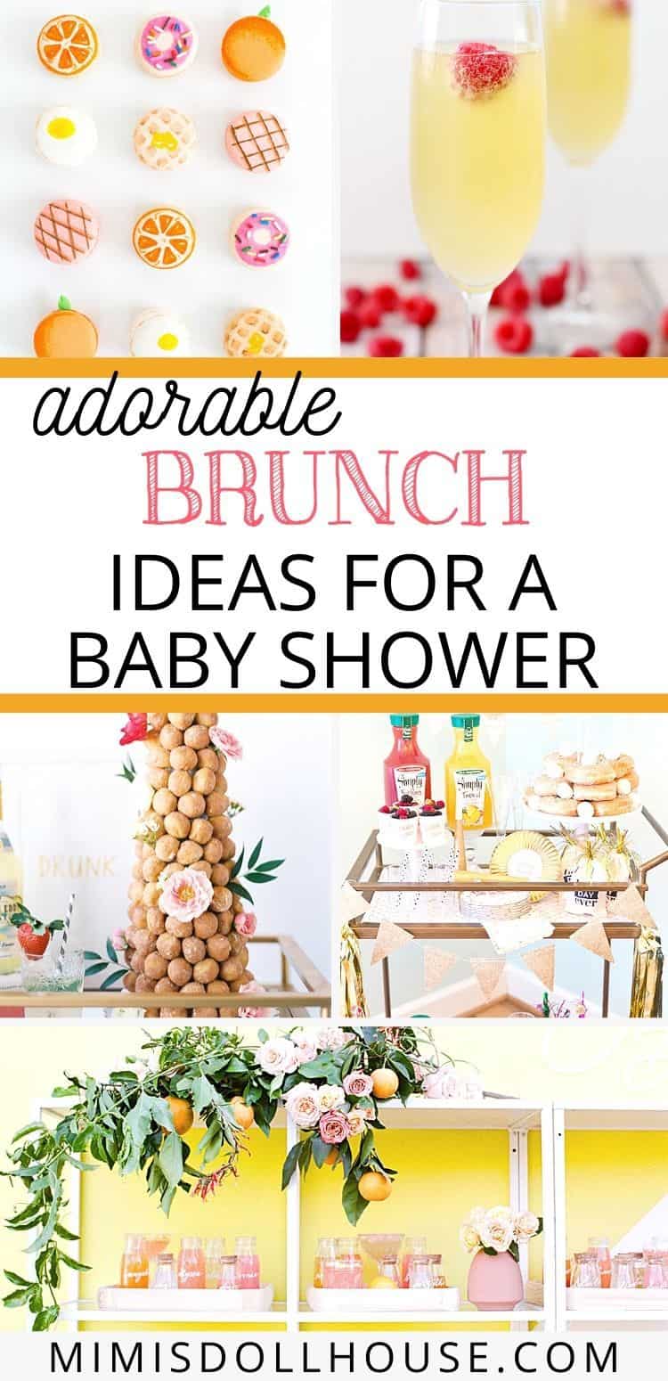 Adorable Baby Shower Brunch Ideas + Free Printables Mimi's Dollhouse