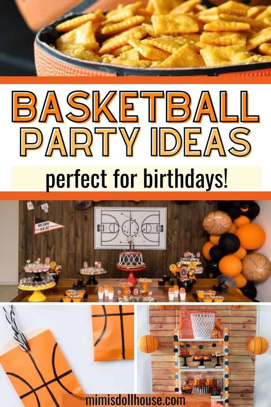 Basketball Party Ideas + March Madness Decorations - Mimi's Dollhouse