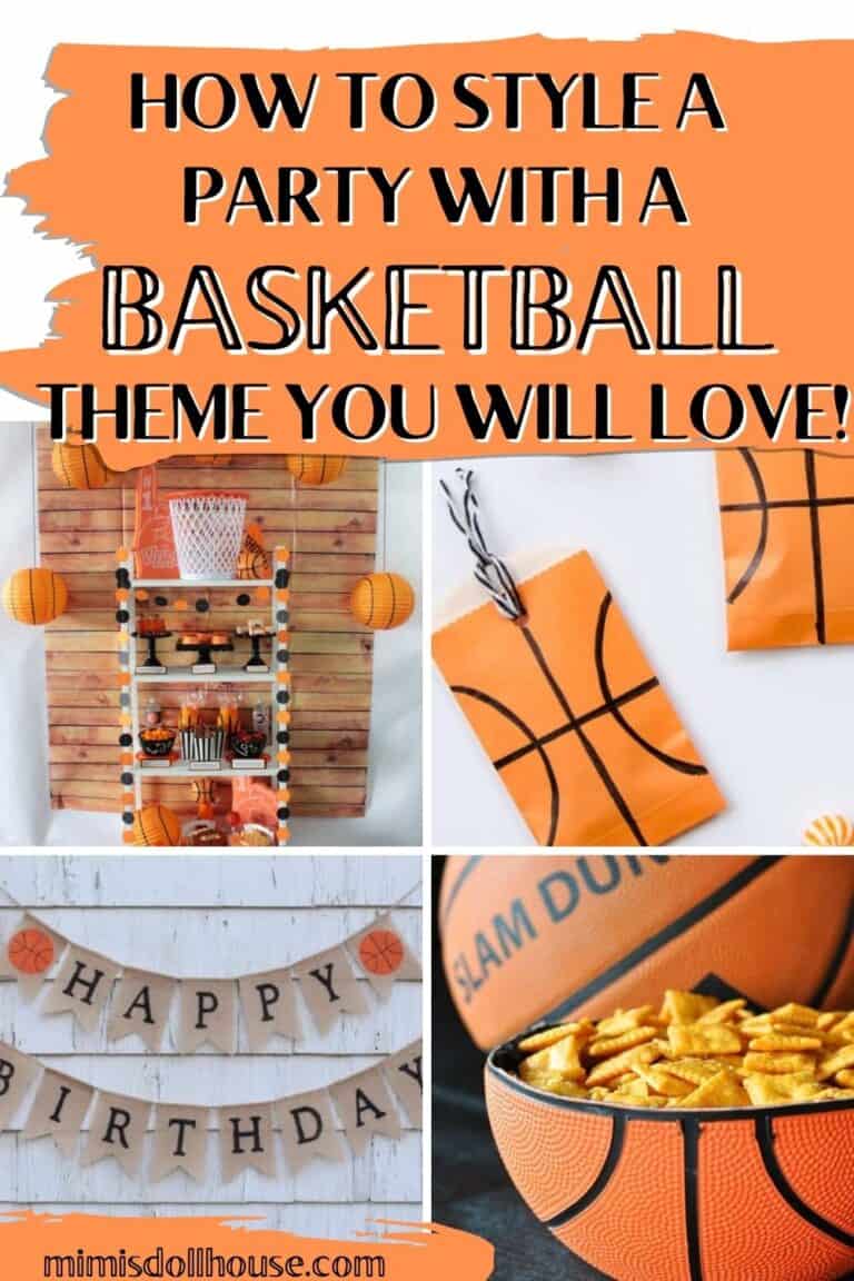 Basketball Party Ideas + March Madness Decorations - Mimi's Dollhouse