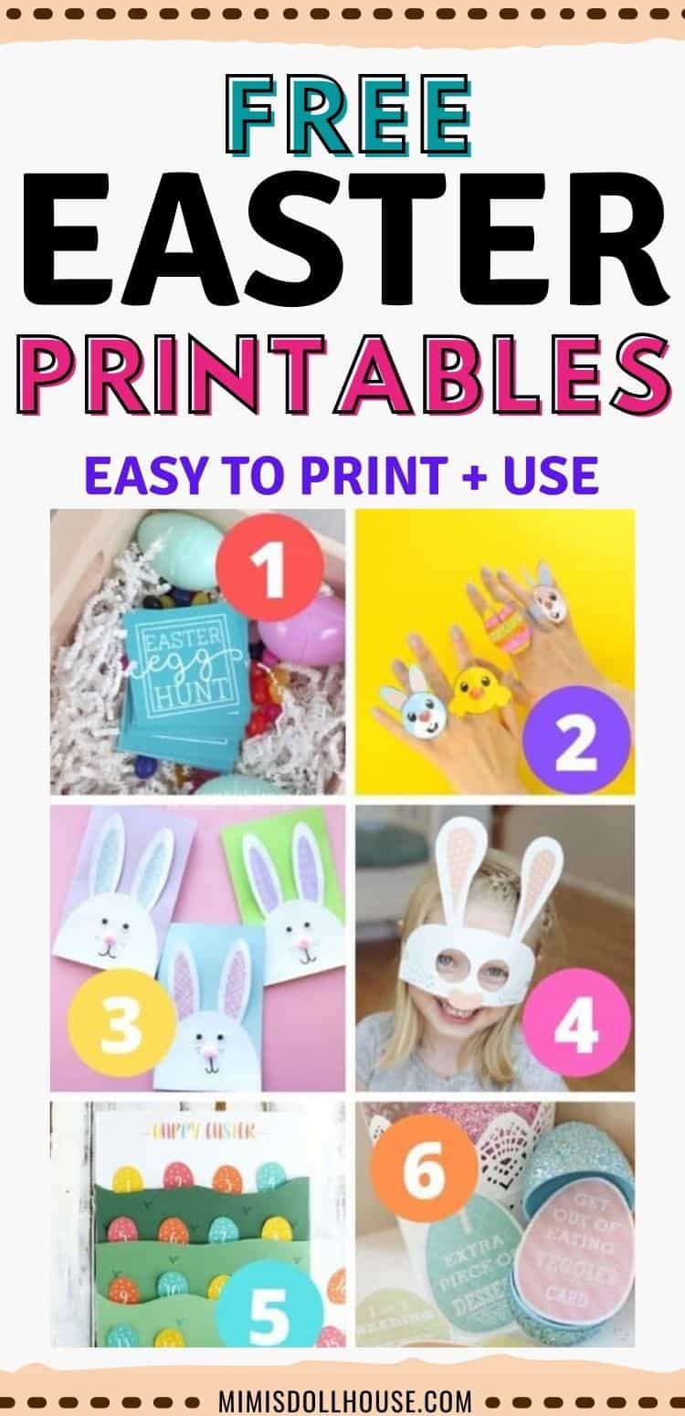 40+ Free Easter Printables to Get Easter Ready - Mimi's Dollhouse