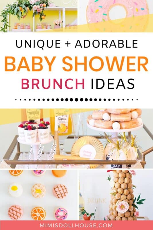 Adorable Baby Shower Brunch Ideas Free Printables Mimi s Dollhouse