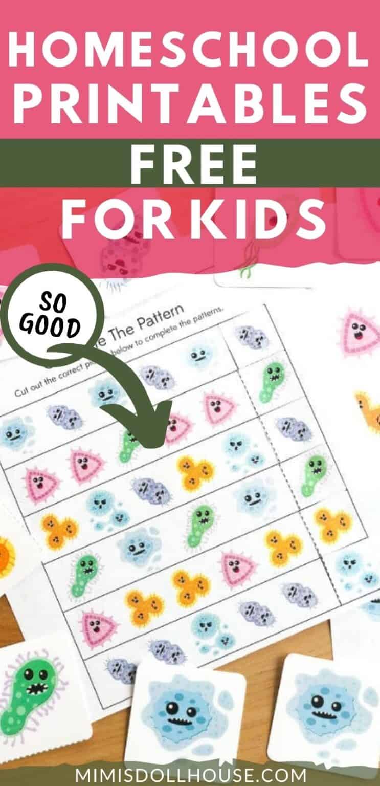 Free Printables for Homeschool - Mimi's Dollhouse