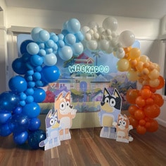 Bluey Birthday party supplies Balloons Bluey and Bingo Birthday Party  Decoration